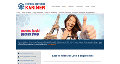 Desktop Screenshot of karinen.pl