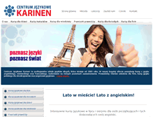 Tablet Screenshot of karinen.pl